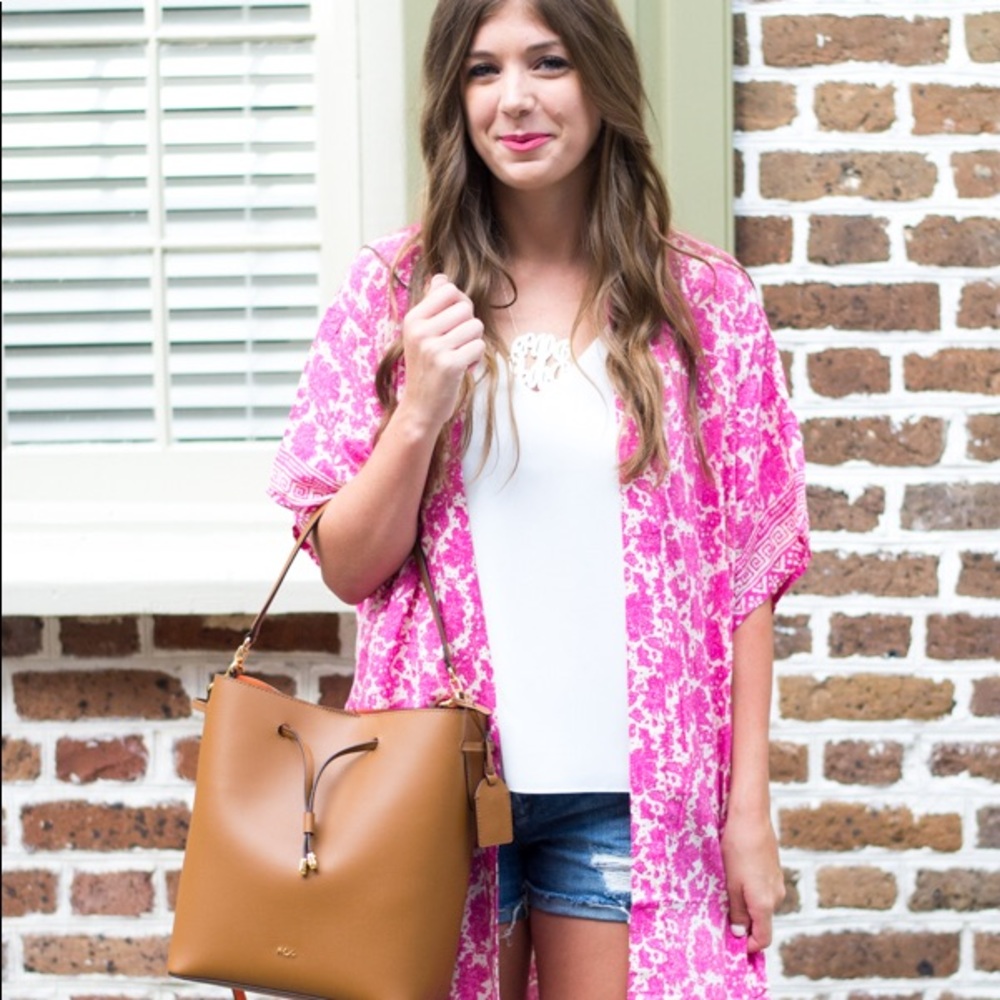 Forever 21 kimono pink